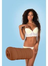 Коричневый мастурбатор-вагина BRIANNA - Dream Toys - в Петропавловске-Камчатском купить с доставкой