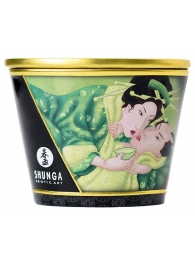 Массажная свеча Exotic Green Tea с ароматом зелёного чая - 170 мл. - Shunga - купить с доставкой в Петропавловске-Камчатском