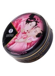 Массажная свеча Rose Petals с ароматом розы - 30 мл. - Shunga - купить с доставкой в Петропавловске-Камчатском