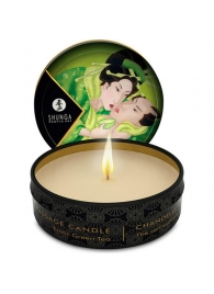 Массажная свеча Exotic Green Tea с ароматом зелёного чая - 30 мл. - Shunga - купить с доставкой в Петропавловске-Камчатском
