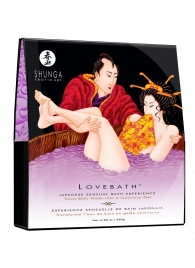Соль для ванны Lovebath Sensual lotus, превращающая воду в гель - 650 гр. - Shunga - купить с доставкой в Петропавловске-Камчатском