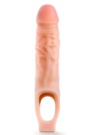 Телесная насадка на пенис 9 Inch Cock Sheath Extender - 22,2 см. - Blush Novelties - в Петропавловске-Камчатском купить с доставкой