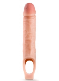 Телесная насадка на пенис 10 Inch Cock Sheath Extender - 25 см. - Blush Novelties - в Петропавловске-Камчатском купить с доставкой