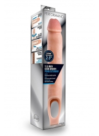 Телесная насадка на пенис 11.5 Inch Cock Sheath Penis Extender - 29,2 см. - Blush Novelties - в Петропавловске-Камчатском купить с доставкой