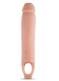 Телесная насадка на пенис 11.5 Inch Cock Sheath Penis Extender - 29,2 см. - Blush Novelties - в Петропавловске-Камчатском купить с доставкой