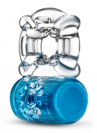Синее эрекционное виброкольцо Pleaser Rechargeable C-Ring - Blush Novelties - в Петропавловске-Камчатском купить с доставкой