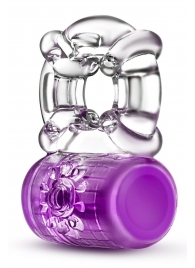 Фиолетовое эрекционное виброкольцо Pleaser Rechargeable C-Ring - Blush Novelties - в Петропавловске-Камчатском купить с доставкой