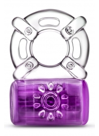 Фиолетовое эрекционное виброкольцо One Night Stand Vibrating C-Ring - Blush Novelties - в Петропавловске-Камчатском купить с доставкой