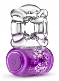 Фиолетовое эрекционное виброкольцо One Night Stand Vibrating C-Ring - Blush Novelties - в Петропавловске-Камчатском купить с доставкой