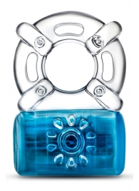 Синее эрекционное виброкольцо One Night Stand Vibrating C-Ring - Blush Novelties - в Петропавловске-Камчатском купить с доставкой