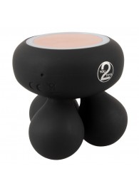 Черный мини-массажер с подогревом Cupa Warming - Orion