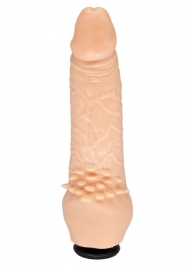 Телесная насадка-фаллос с шипами для массажа клитора - 17,8 см. - LOVETOY (А-Полимер) - купить с доставкой в Петропавловске-Камчатском