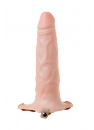 Телесный реалистичный фаллопротез - 18,5 см. - LOVETOY (А-Полимер) - купить с доставкой в Петропавловске-Камчатском