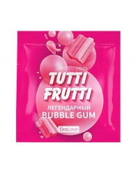 Пробник гель-смазки Tutti-frutti со вкусом бабл-гам - 4 гр. - Биоритм - купить с доставкой в Петропавловске-Камчатском