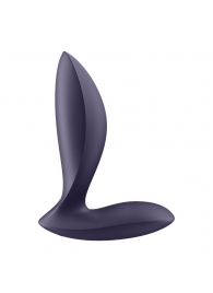Фиолетовый анальный вибростимулятор Power Plug - Satisfyer - в Петропавловске-Камчатском купить с доставкой