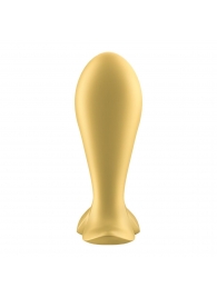 Золотистый анальный вибростимулятор Intensity Plug - Satisfyer - в Петропавловске-Камчатском купить с доставкой