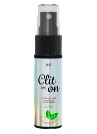 Клиторальный возбуждающий спрей Clit Me On Peppermint - 12 мл. - INTT - купить с доставкой в Петропавловске-Камчатском