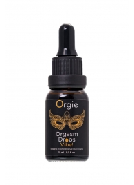 Возбуждающий гель для клитора ORGIE Orgasm Drops Vibe - 15 мл. - ORGIE - купить с доставкой в Петропавловске-Камчатском