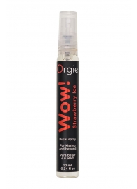 Оральный спрей ORGIE Wow! Strawberry Ice Blowjob Spray с охлаждающим и возбуждающим эффектом - 10 мл. - ORGIE - купить с доставкой в Петропавловске-Камчатском