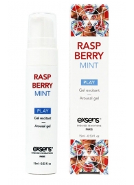 Возбуждающий гель Raspberry Mint с ароматом малины и мяты - 15 мл. - Exsens - купить с доставкой в Петропавловске-Камчатском
