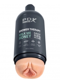 Телесный мастурбатор-вагина Shower Therapy Milk Me Honey - Pipedream - в Петропавловске-Камчатском купить с доставкой