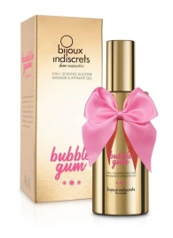 Гель с ароматом жвачки Bubblegum 2-in-1 Scented Silicone Massage And Intimate Gel - 100 мл. - Bijoux Indiscrets - купить с доставкой в Петропавловске-Камчатском