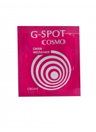 Стимулирующий интимный крем для женщин Cosmo G-spot - 2 гр. - Биоритм - купить с доставкой в Петропавловске-Камчатском