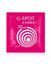 Стимулирующий интимный крем для женщин Cosmo G-spot - 2 гр. - Биоритм - купить с доставкой в Петропавловске-Камчатском