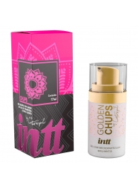 Возбуждающий гель Golden Chups с малиновым ароматом - 17 мл. - INTT - купить с доставкой в Петропавловске-Камчатском