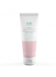 Лубрикант на водной основе Vibe Sensation с клубничным вкусом и легким вибрирующим эффектом - 50 гр. - INTT - купить с доставкой в Петропавловске-Камчатском