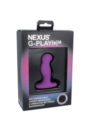 Фиолетовая вибровтулка Nexus G-Play+ M - Nexus Range - в Петропавловске-Камчатском купить с доставкой