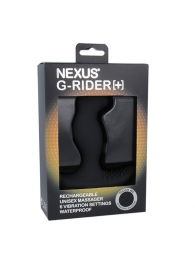 Черный вибромассажер простаты Nexus G-Rider+ - 12,6 см. - Nexus Range - в Петропавловске-Камчатском купить с доставкой