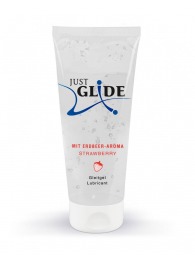 Лубрикант на водной основе Just Glide Strawberry с ароматом клубники - 200 мл. - Orion - купить с доставкой в Петропавловске-Камчатском