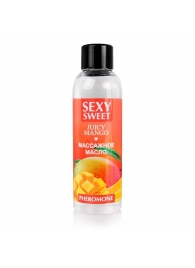 Массажное масло Sexy Sweet Juicy Mango с феромонами и ароматом манго - 75 мл. - Биоритм - купить с доставкой в Петропавловске-Камчатском