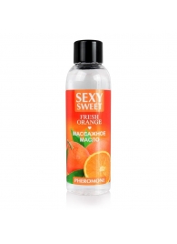 Массажное масло Sexy Sweet Fresh Orange с ароматом апельсина и феромонами - 75 мл. - Биоритм - купить с доставкой в Петропавловске-Камчатском