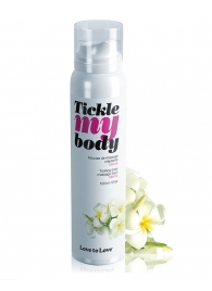 Массажная хрустящая пенка Tickle My Body Monoi с ароматом моной - 150 мл. - Love to Love - купить с доставкой в Петропавловске-Камчатском