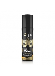 Съедобный гель Dual Vibe Pina Colada с эффектом вибрации и вкусом коктейля пина колада - 15 мл. - ORGIE - купить с доставкой в Петропавловске-Камчатском