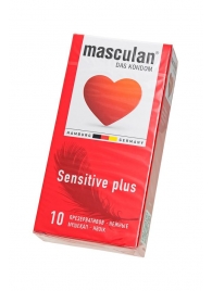 Презервативы Masculan Sensitive plus - 10 шт. - Masculan - купить с доставкой в Петропавловске-Камчатском