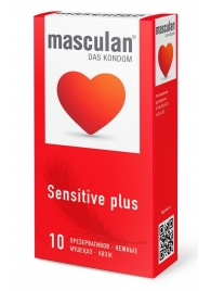 Презервативы Masculan Sensitive plus - 10 шт. - Masculan - купить с доставкой в Петропавловске-Камчатском