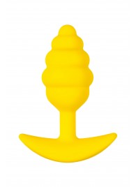 Желтая анальная втулка Vikki - 9 см. - Eromantica