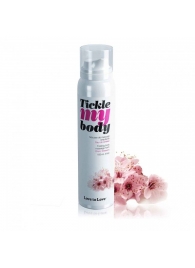 Массажная хрустящая пенка Tickle My Body Cherry Blossom с ароматом вишневого цвета - 150 мл. - Love to Love - купить с доставкой в Петропавловске-Камчатском