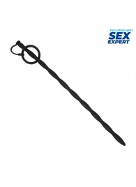 Черный стимулятор уретры Sex Expert - Sex Expert - купить с доставкой в Петропавловске-Камчатском