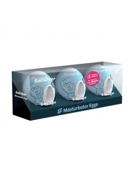 Набор из 3 мастурбаторов-яиц Satisfyer Savage - Satisfyer - в Петропавловске-Камчатском купить с доставкой