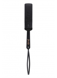 Черный кожаный пэддл - 37 см. - Pecado - купить с доставкой в Петропавловске-Камчатском