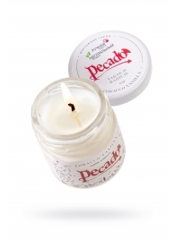 Массажная свеча Tobacco Vanilla - 35 мл. - Pecado - купить с доставкой в Петропавловске-Камчатском