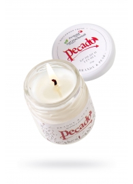 Массажная свеча Brandy   Pear - 35 мл. - Pecado - купить с доставкой в Петропавловске-Камчатском