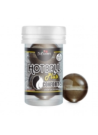 Анальный лубрикант на масляной основе Hot Ball Plus Conforto (2 шарика по 3 гр.) - HotFlowers - купить с доставкой в Петропавловске-Камчатском