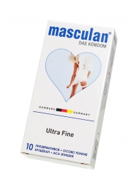 Ультратонкие презервативы Masculan Ultra Fine с обильной смазкой - 10 шт. - Masculan - купить с доставкой в Петропавловске-Камчатском