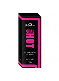 Гель для оральных ласк Oral Hot с согревающим эффектом - 15 гр. - HotFlowers - купить с доставкой в Петропавловске-Камчатском