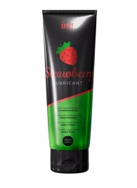Смазка на водной основе с ароматом клубники Strawberry Lubricant - 100 мл. - INTT - купить с доставкой в Петропавловске-Камчатском
